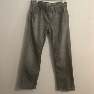 7 for All Man Kind Gray Slimmy 5 pocket jeans, size 32/14